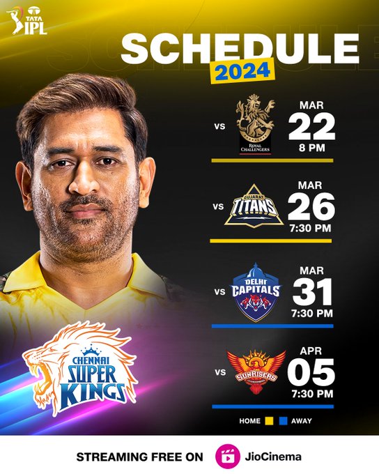 TATA IPL 2024 की घोषणा हो चुकी है, पहले मैच में CSK का सामना किससे होगा और क्या लोकसभा चुनाव का प्रभाव IPL पर पड़ेगा जानें ...